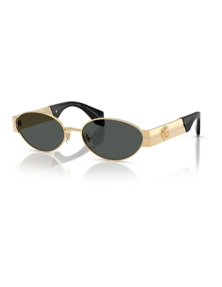 Versace Metal Sunglasses in Gold image 1