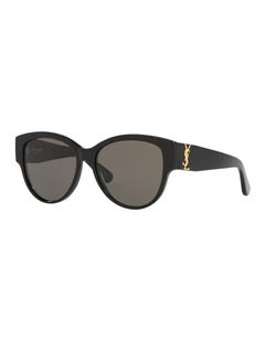 Saint Laurent SL M3 Acetate Sunglasses in Black