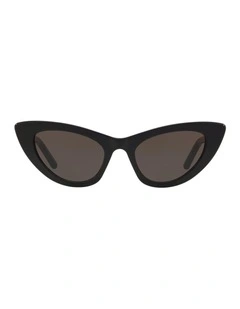 Saint Laurent SL 213 Lily Acetate Sunglasses in Black
