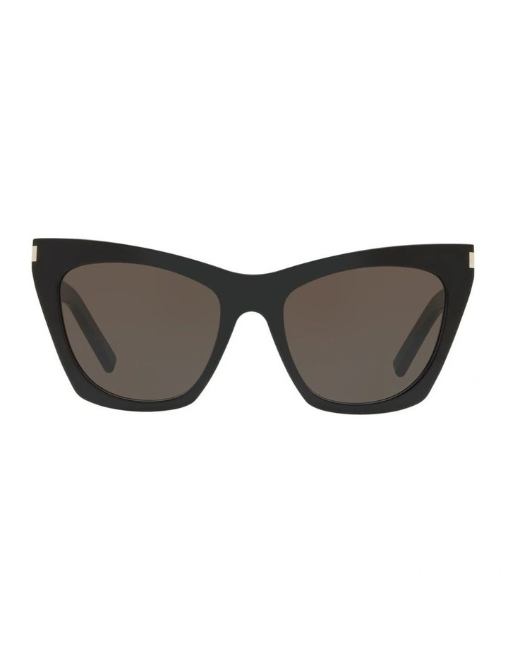 Saint Laurent SL 214 Kate Acetate Sunglasses in Black image 1
