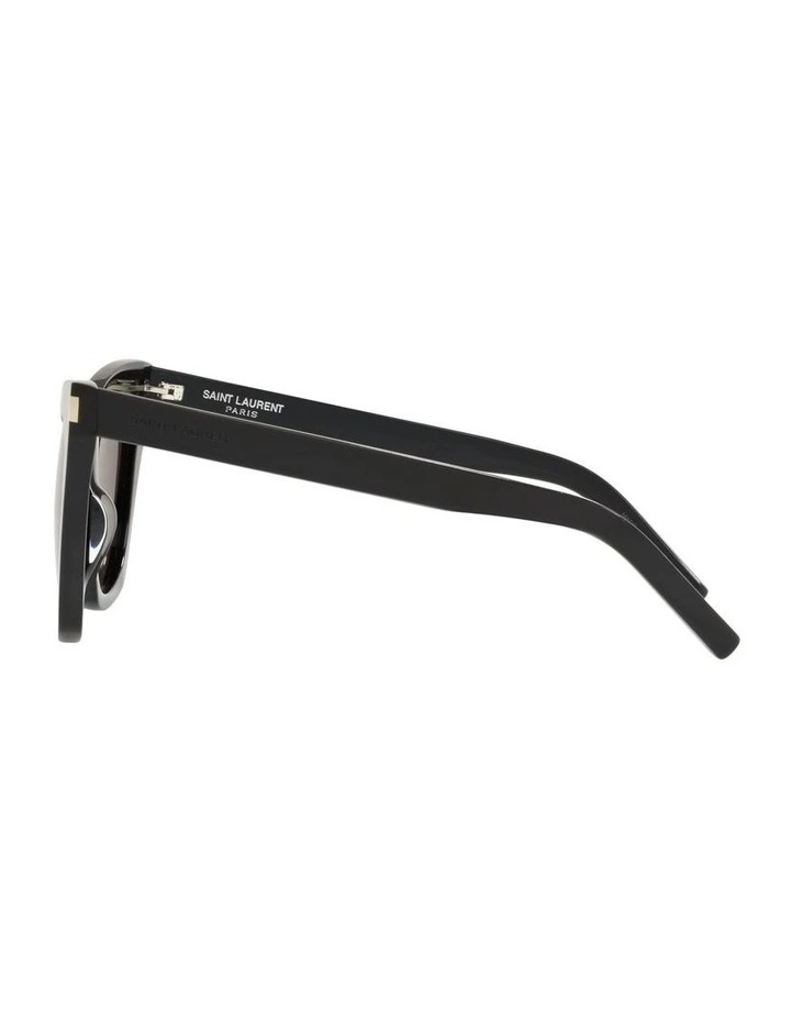 Saint Laurent SL 214 Kate Acetate Sunglasses in Black image 2