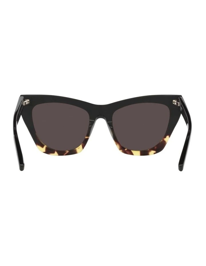 Saint Laurent SL 214 Kate Acetate Sunglasses in Black image 3