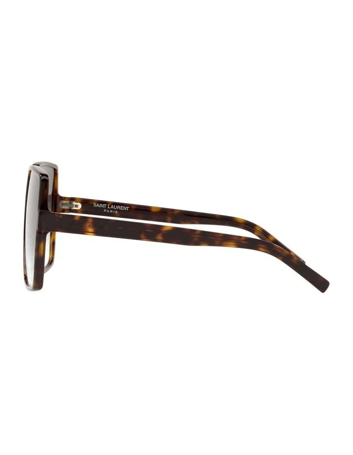 Saint Laurent SL 232 BETTY Acetate Sunglasses in Tortoise image 2