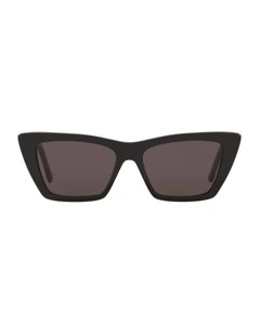 Saint Laurent SL 276 Mica Acetate Sunglasses in Black