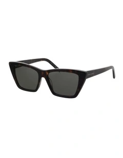Saint Laurent SL 276 Mica Acetate Sunglasses in Tortoise