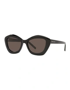 Saint Laurent SL 423 Acetate Sunglasses in Black