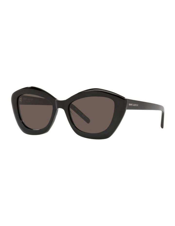 Saint Laurent SL 423 Acetate Sunglasses in Black image 1