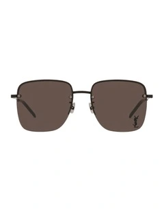Saint Laurent SL 312 M-001 Metal Sunglasses in Black