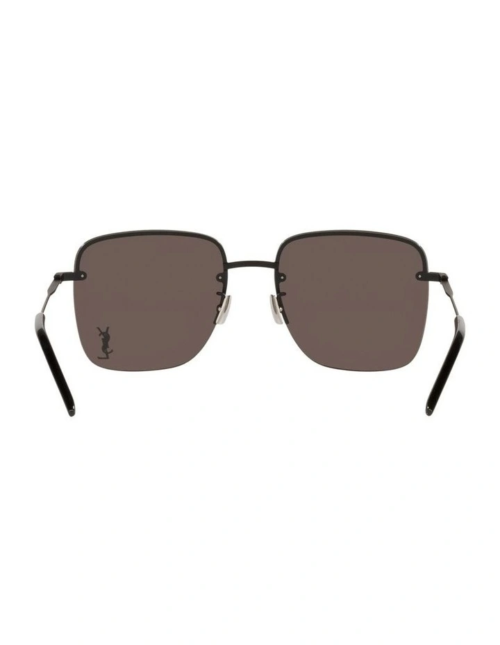 Saint Laurent SL 312 M-001 Metal Sunglasses in Black image 3