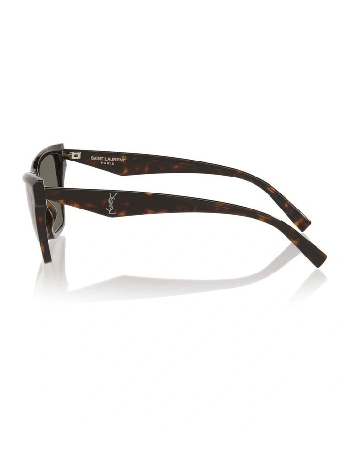 Saint Laurent SL M103 Acetate Sunglasses in Tortoise image 2