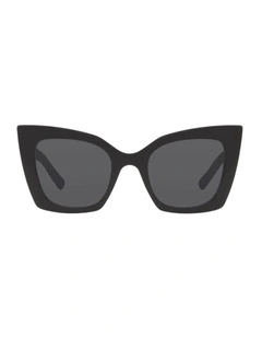 Saint Laurent SL 552 Nylon Sunglasses in Black