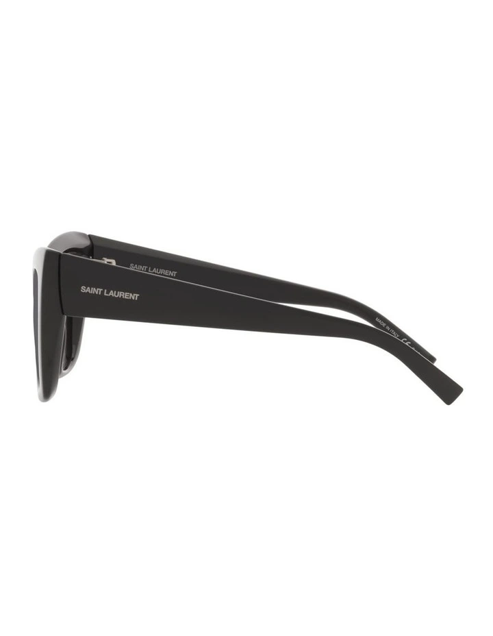 Saint Laurent SL 552 Nylon Sunglasses in Black image 2