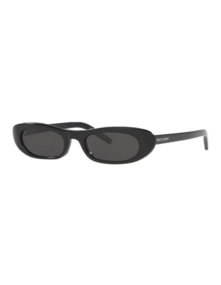 Saint Laurent SL 557 Shade Acetate Sunglasses in Black image 1