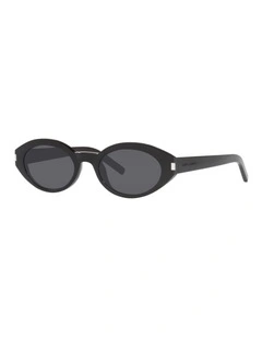 Saint Laurent SL 567 Acetate Sunglasses in Black