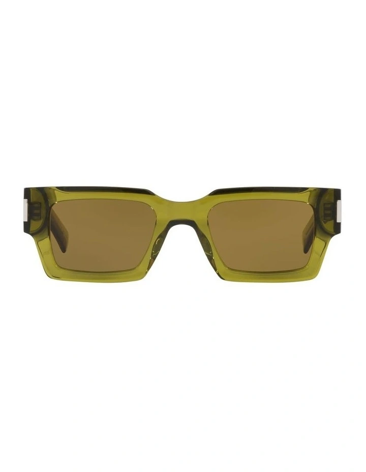Saint Laurent SL572 Acetate Sunglasses in Green image 1