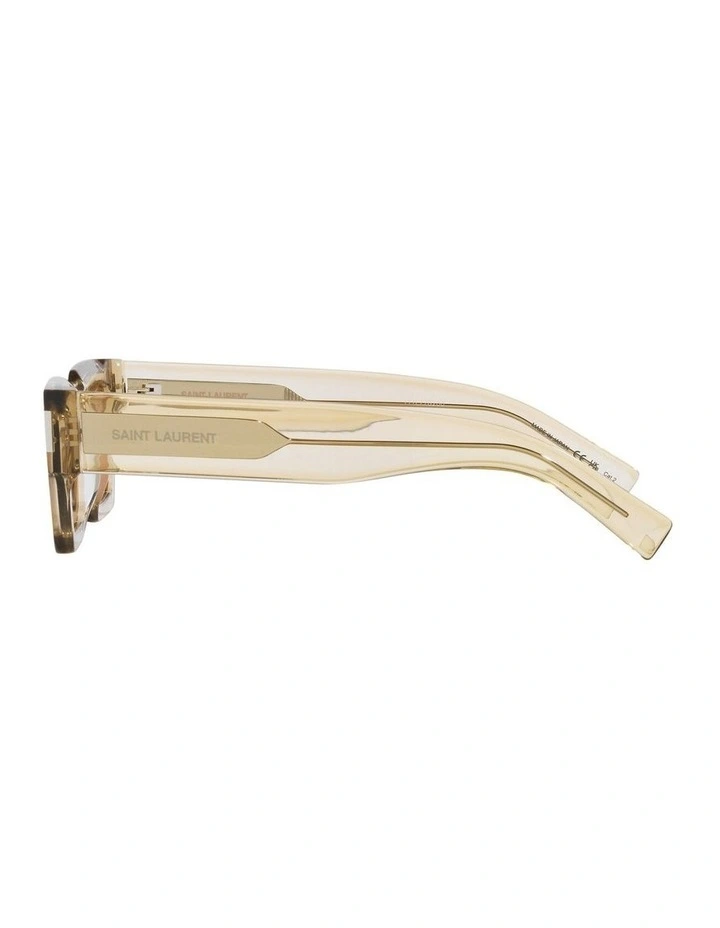 Saint Laurent SL 572 Acetate Sunglasses in Yellow image 2