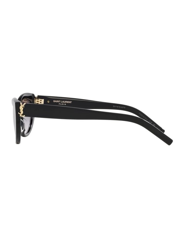 Saint Laurent SL M115 Acetate Sunglasses in Black image 3