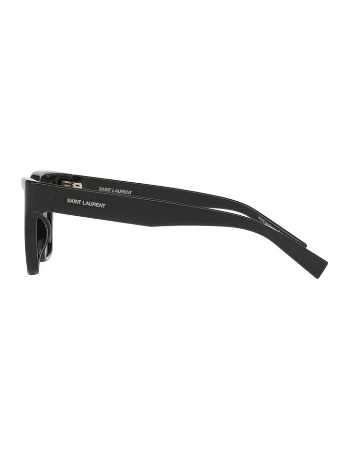 Saint Laurent SL 641 Injected Sunglasses in Black image 3