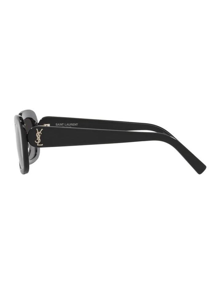 Saint Laurent SL M130 Acetate Sunglasses in Black image 3