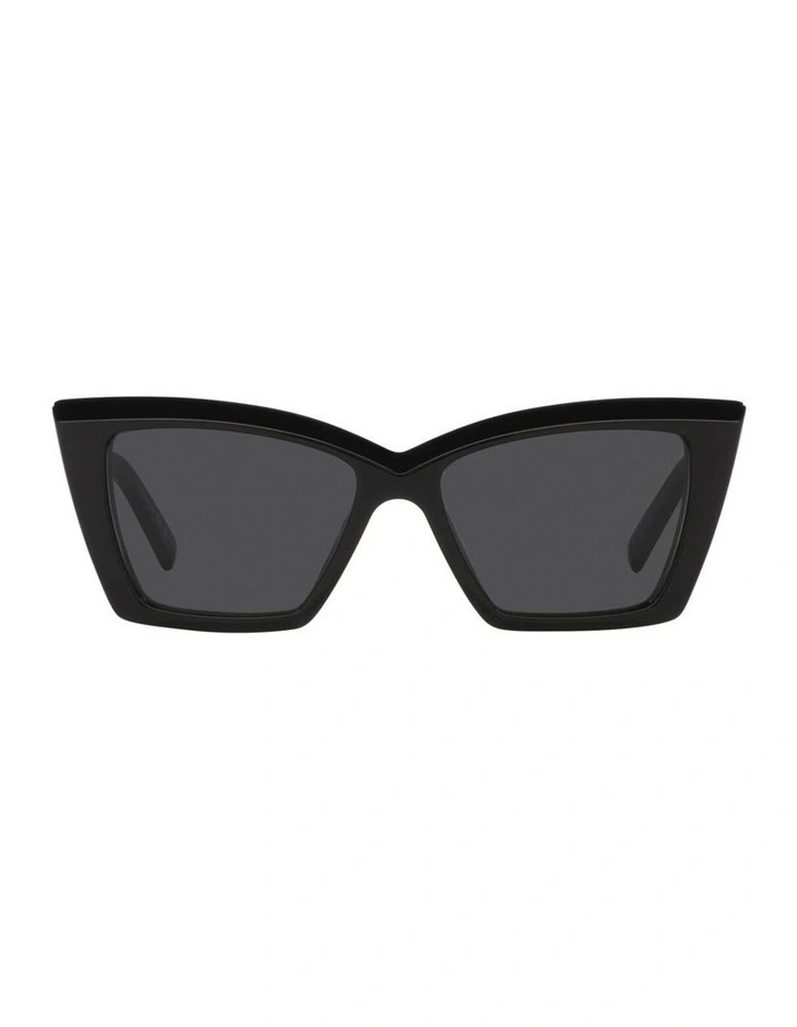 Saint Laurent SL 657 Acetate Sunglasses in Black image 1