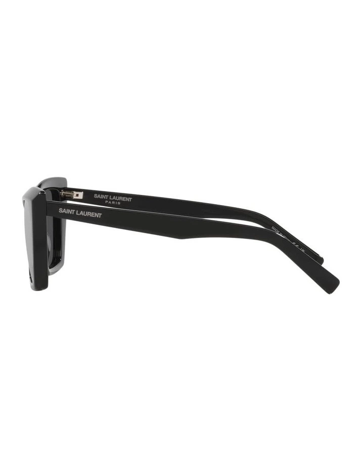 Saint Laurent SL 657 Acetate Sunglasses in Black image 2