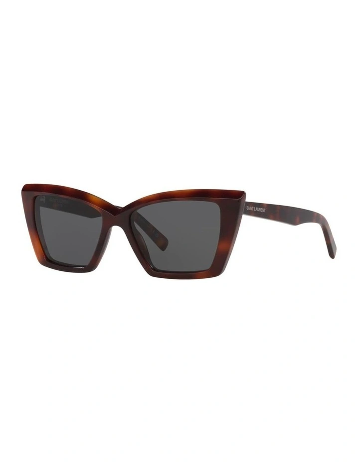 Saint Laurent SL 657 Acetate Sunglasses in Tortoise image 1