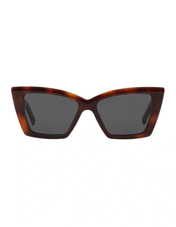 Saint Laurent SL 657 Acetate Sunglasses in Tortoise image 2