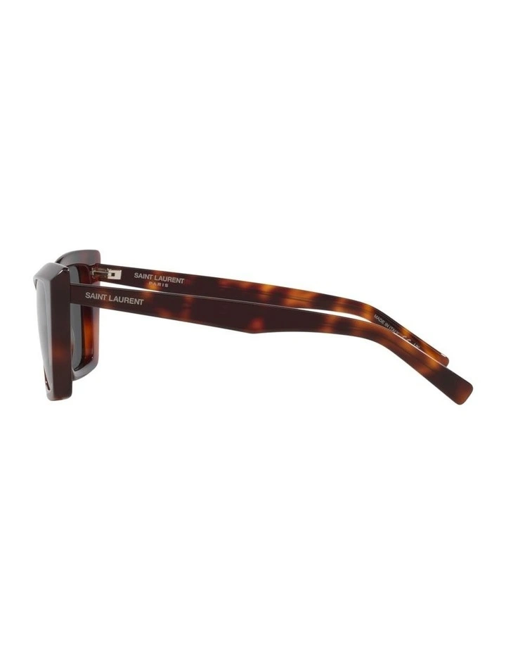 Saint Laurent SL 657 Acetate Sunglasses in Tortoise image 3