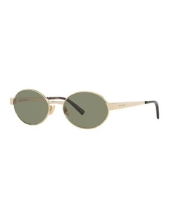 Saint Laurent SL 692 Metal Sunglasses in Gold