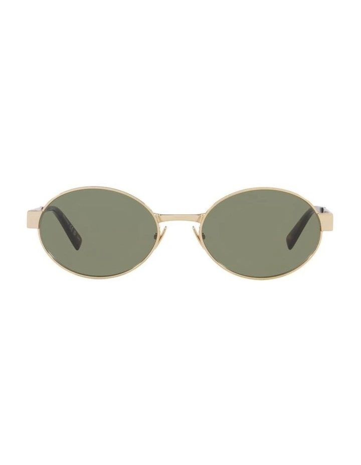 Saint Laurent SL 692 Metal Sunglasses in Gold image 2