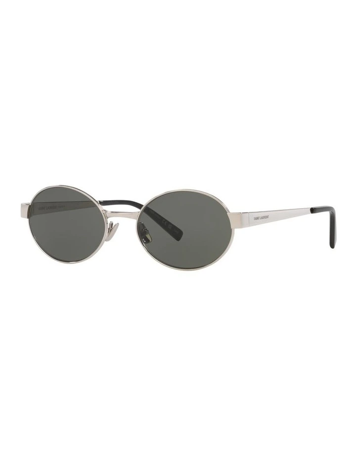 Saint Laurent SL 692 Metal Sunglasses in Silver image 1
