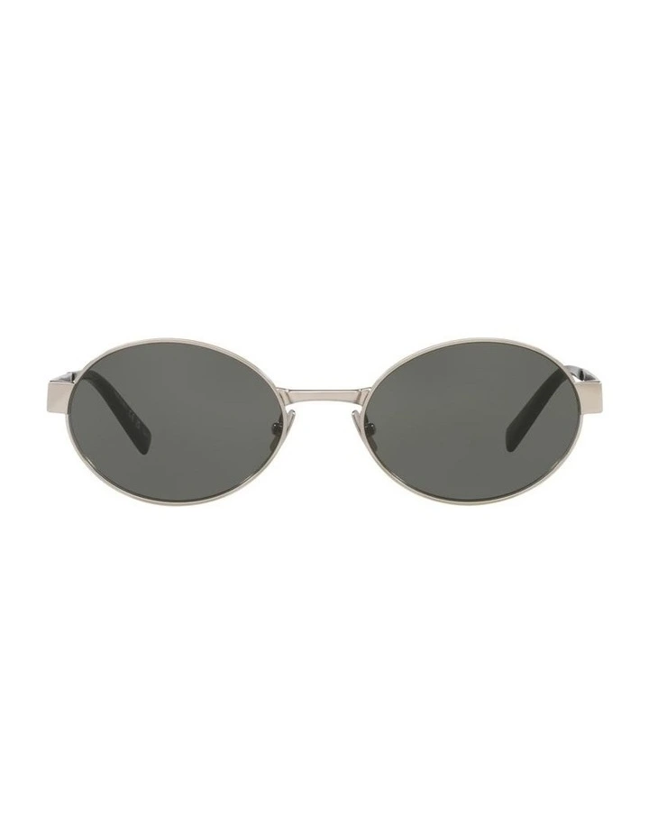 Saint Laurent SL 692 Metal Sunglasses in Silver image 2
