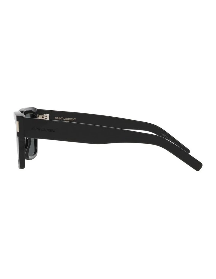 Saint Laurent SL 732 Vadim Acetate Sunglasses in Black image 3