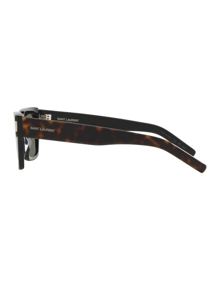 Saint Laurent SL 732 Vadim Acetate Sunglasses in Tortoise image 2