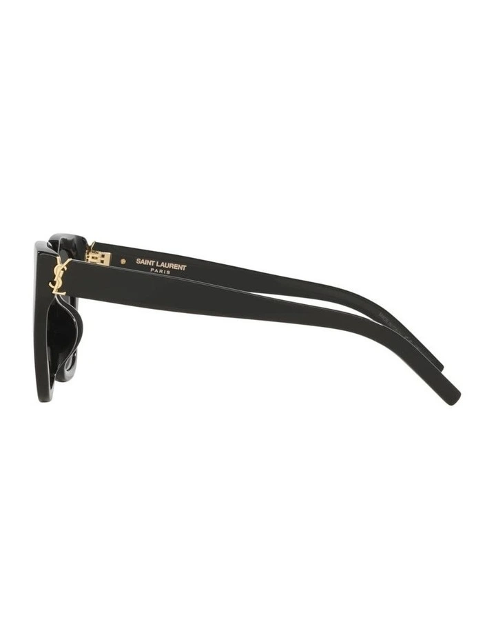 Saint Laurent SL M143/F Acetate Sunglasses in Black image 3