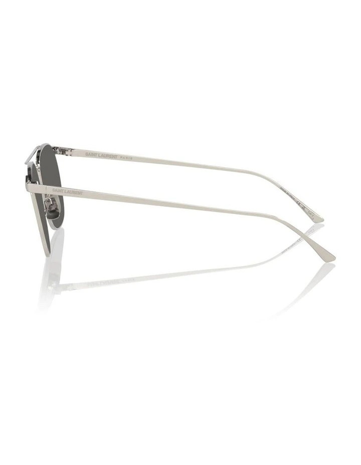Saint Laurent SL 796 Metal Sunglasses in Silver image 2
