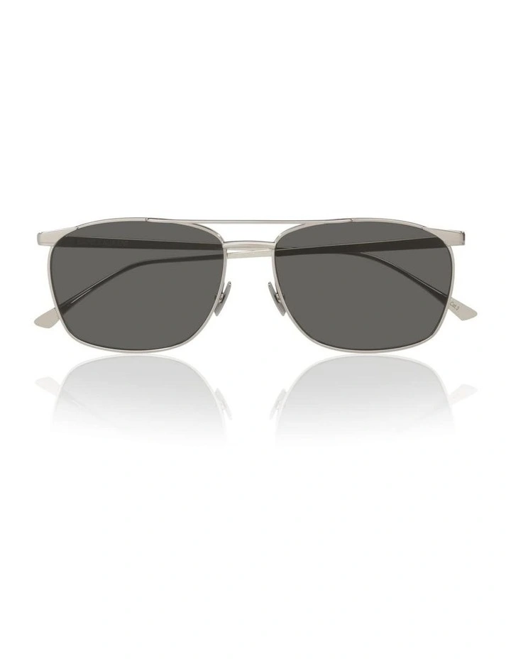 Saint Laurent SL 796 Metal Sunglasses in Silver image 4