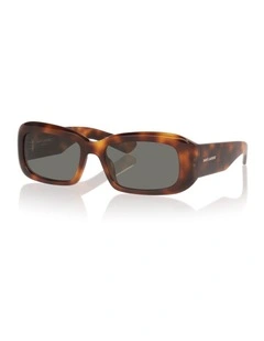 Saint Laurent SL 809 Acetate Sunglasses in Tortoise