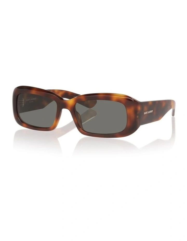 Saint Laurent SL 809 Acetate Sunglasses in Tortoise image 1