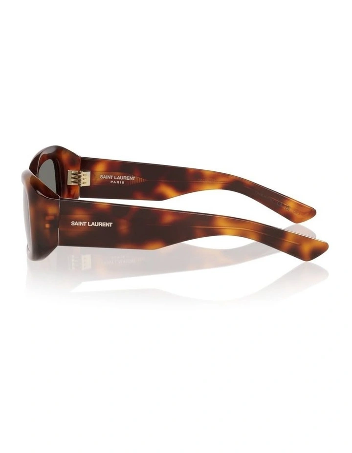 Saint Laurent SL 809 Acetate Sunglasses in Tortoise image 3