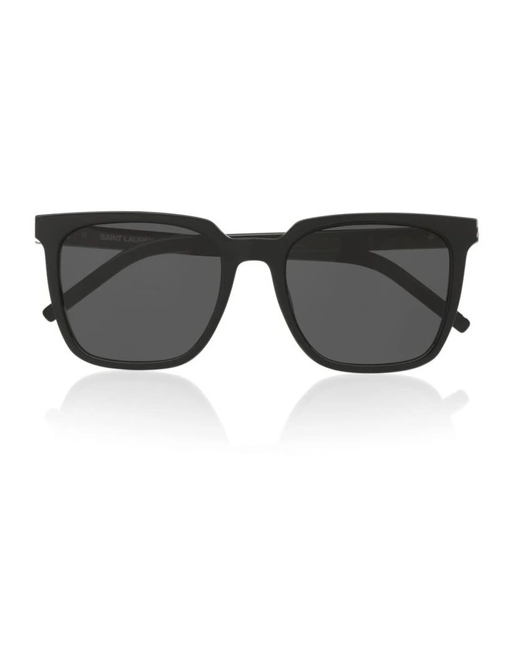 Saint Laurent SL M146 Acetate Sunglasses in Black image 3
