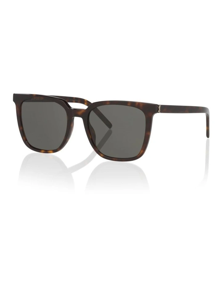 Saint Laurent SL M146 Acetate Sunglasses in Tortoise image 1