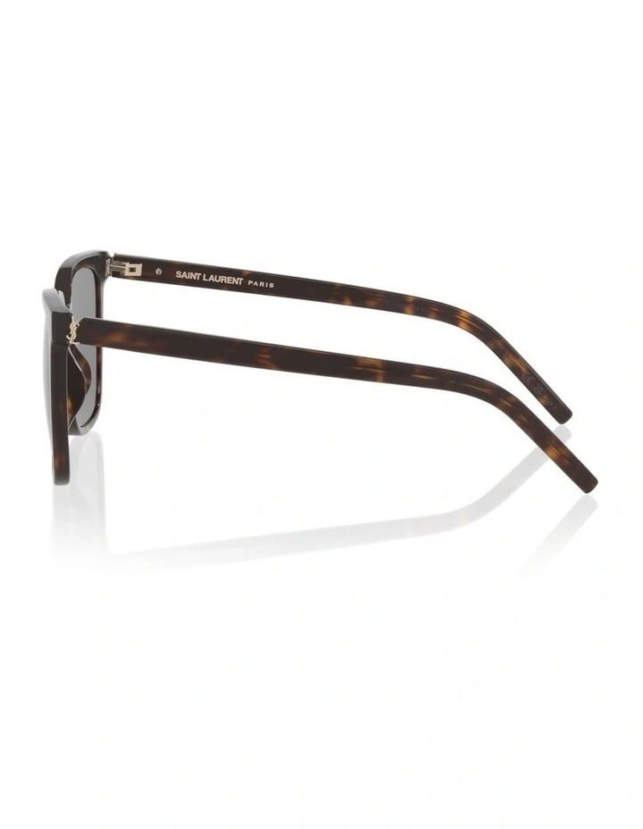Saint Laurent SL M146 Acetate Sunglasses in Tortoise image 3