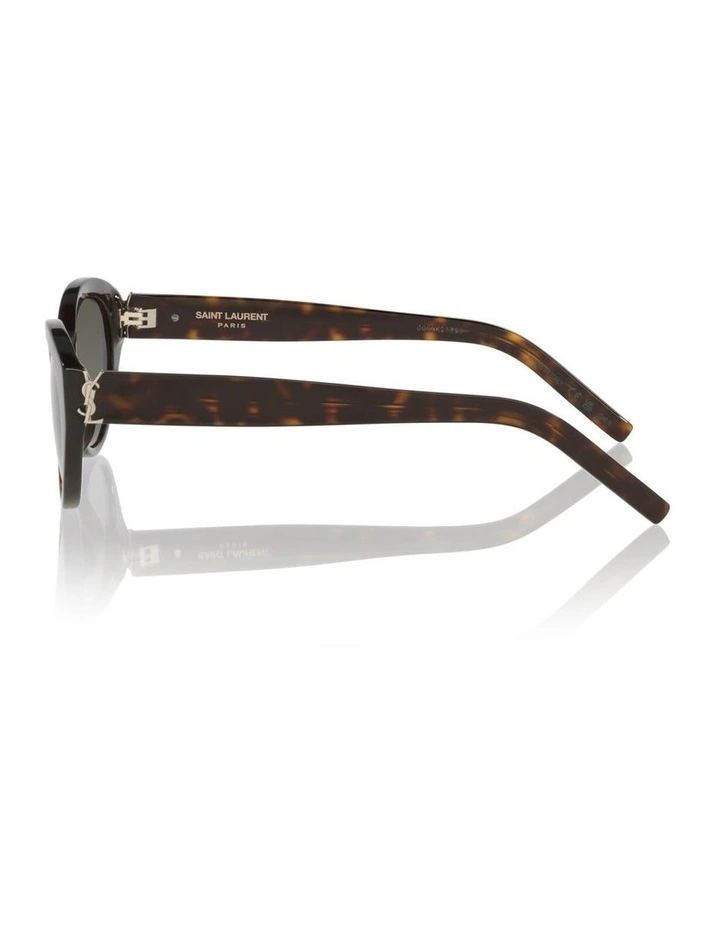 Saint Laurent SL M148 Acetate Sunglasses in Tortoise image 2