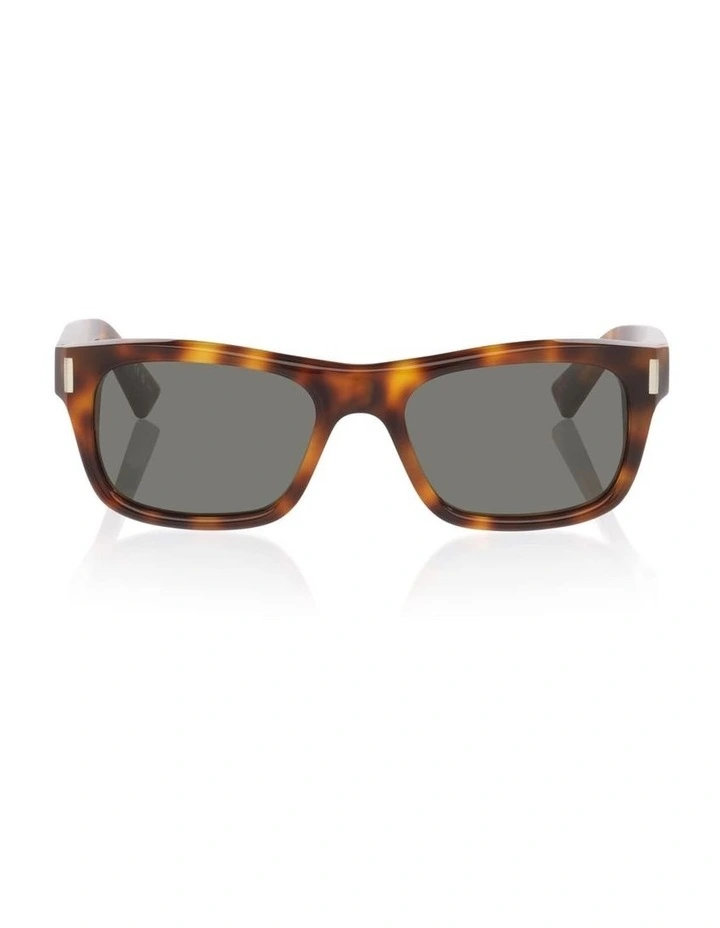 Saint Laurent SL83 Acetate Sunglasses in Tortoise image 2