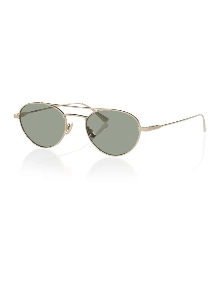 Saint Laurent SL97 Metal Sunglasses in Gold image 1