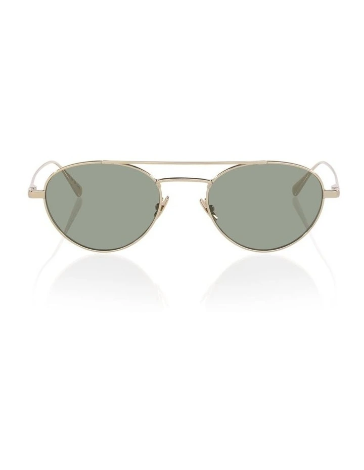 Saint Laurent SL97 Metal Sunglasses in Gold image 2