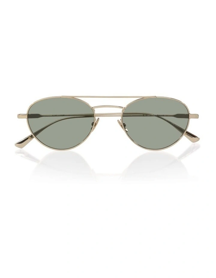 Saint Laurent SL97 Metal Sunglasses in Gold image 4