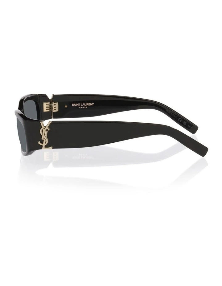 Saint Laurent SLM152 Acetate Sunglasses in Black image 2