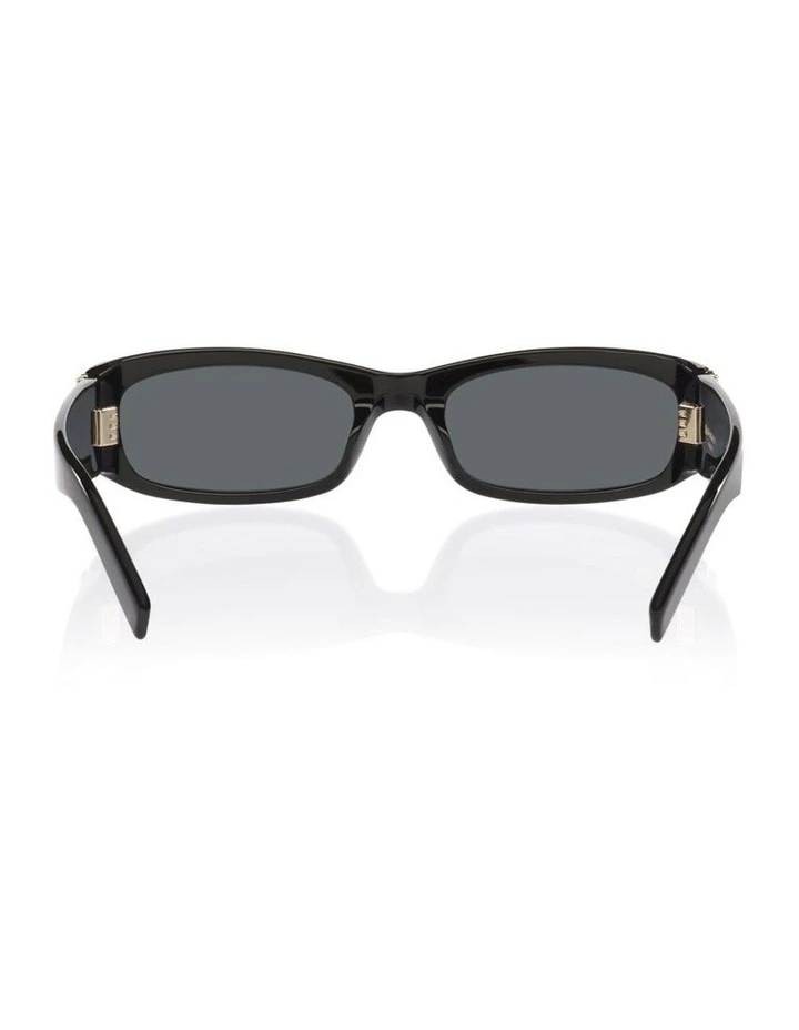 Saint Laurent SLM152 Acetate Sunglasses in Black image 3